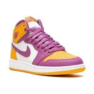Air Jordan 1 High RETRO OG University Gold And Light Bordeaux / Brotherhood